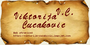 Viktorija Čučaković vizit kartica